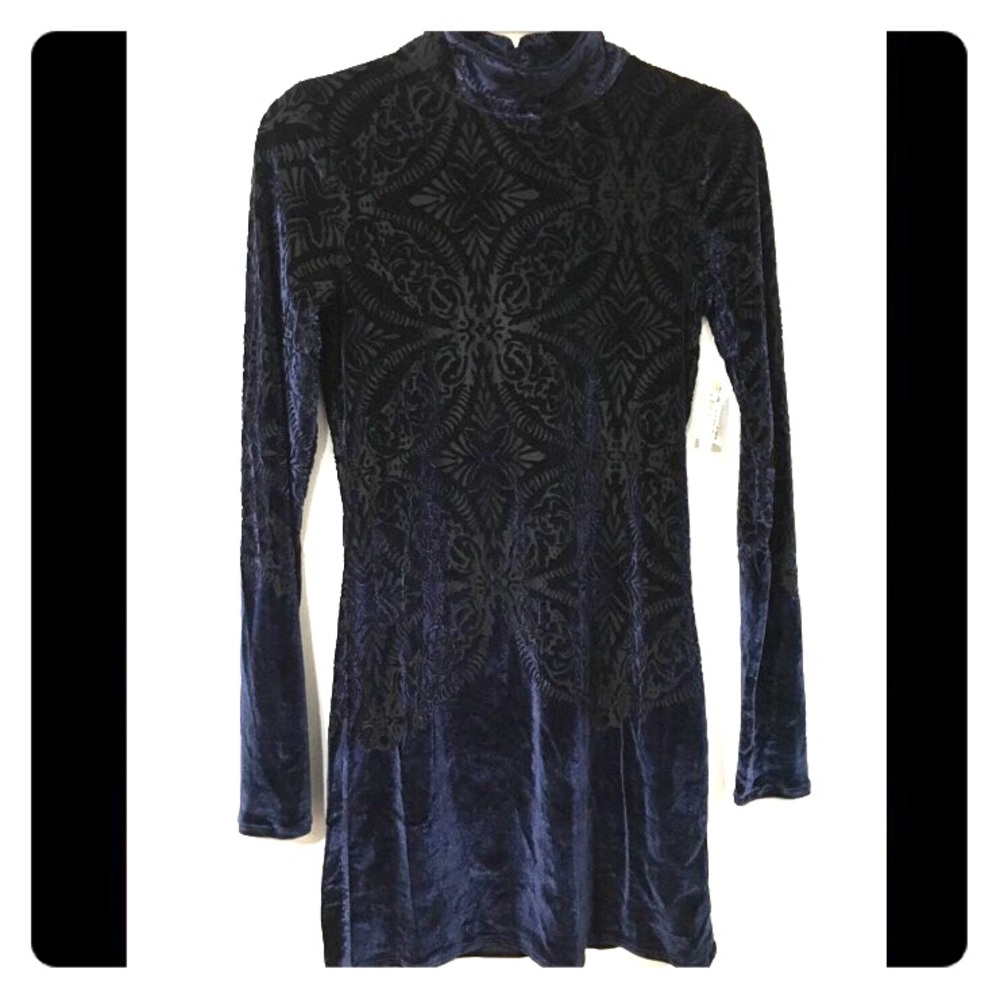 Free People Velvet Burnout Cocktail Dress